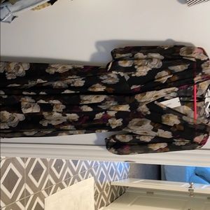 NWT Calvin Klein fall floral maxi dress size 4